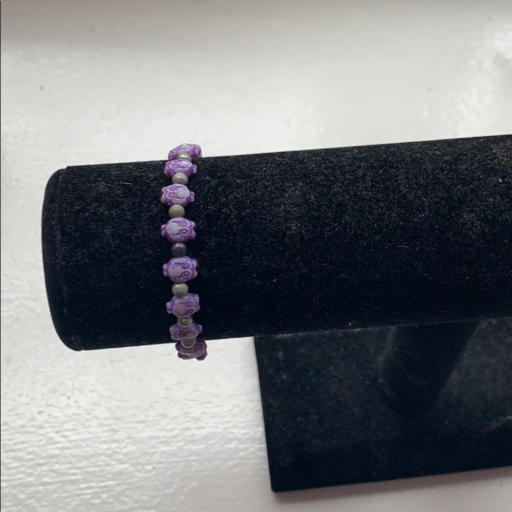 Purple Owl Bracelet